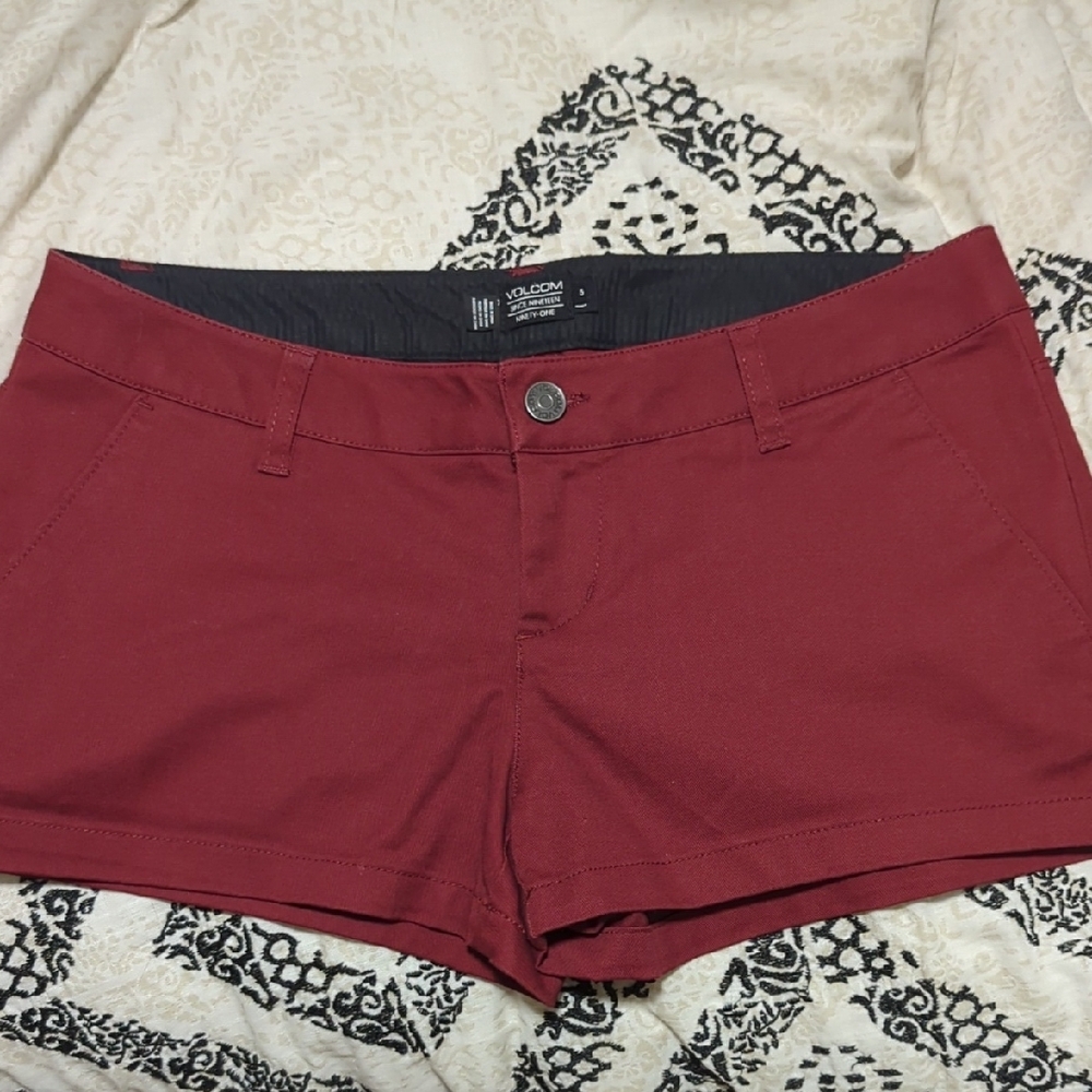 Volcom Burgundy Shorts